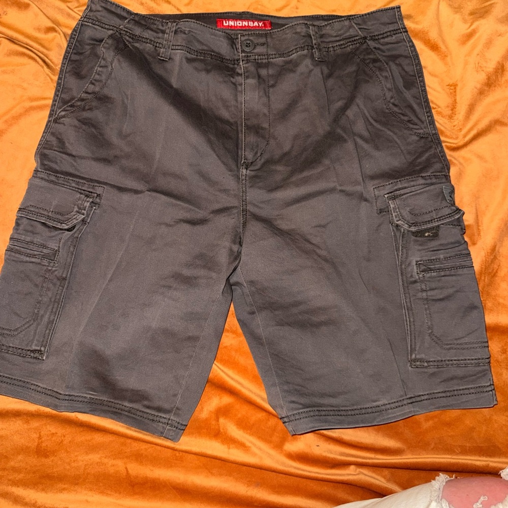 UNIONBAY Men's Cargo Shorts - Dark Gray